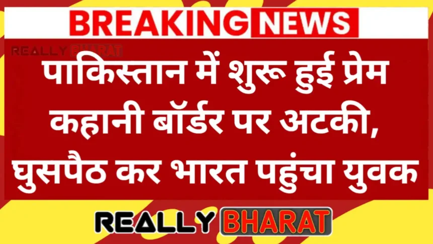 पाकिस्तान में शुरू हुई प्रेम कहानी बॉर्डर पर अटकी, घुसपैठ कर भारत पहुंचा युवक